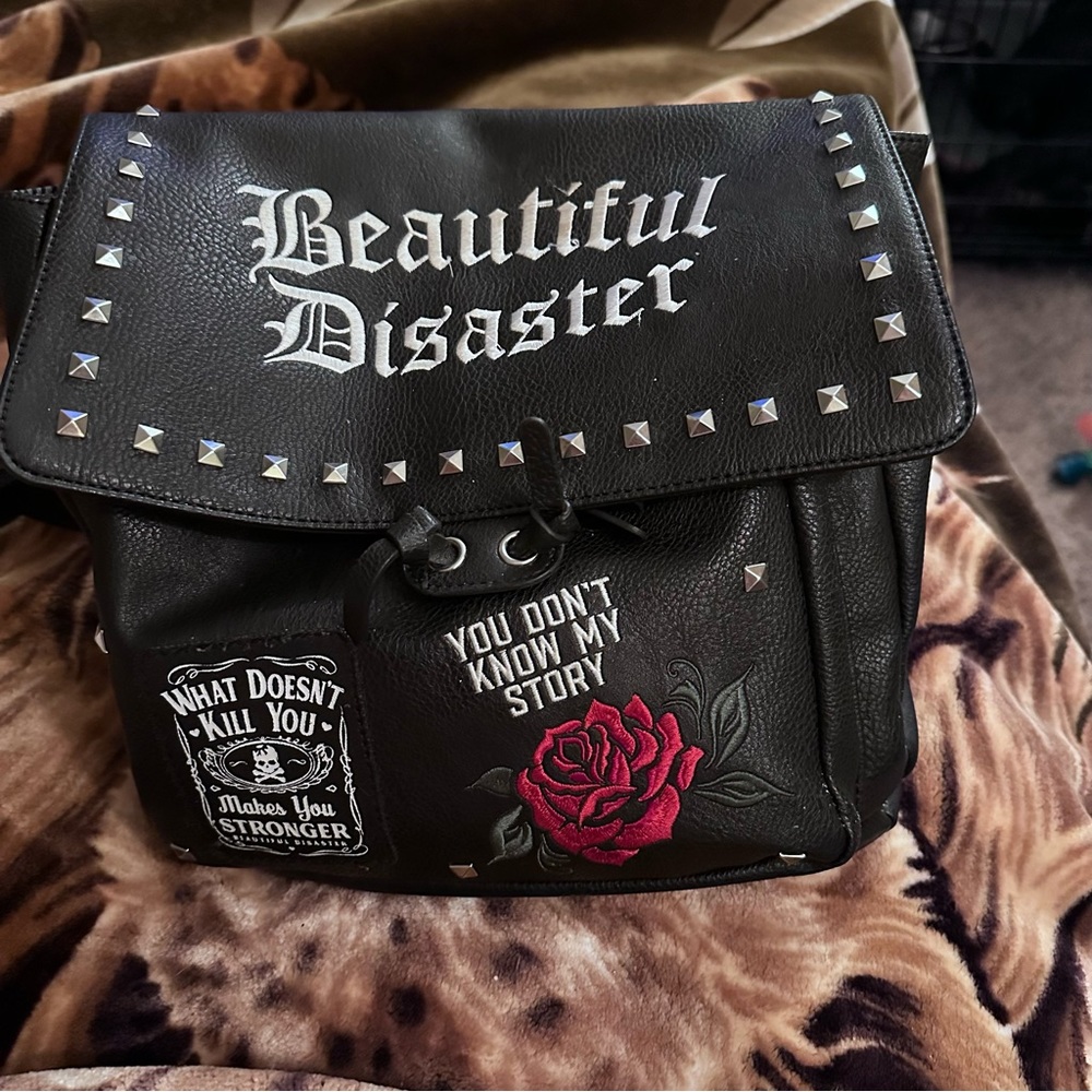 ***SOLD****Beautiful Disaster Purse/Backpack